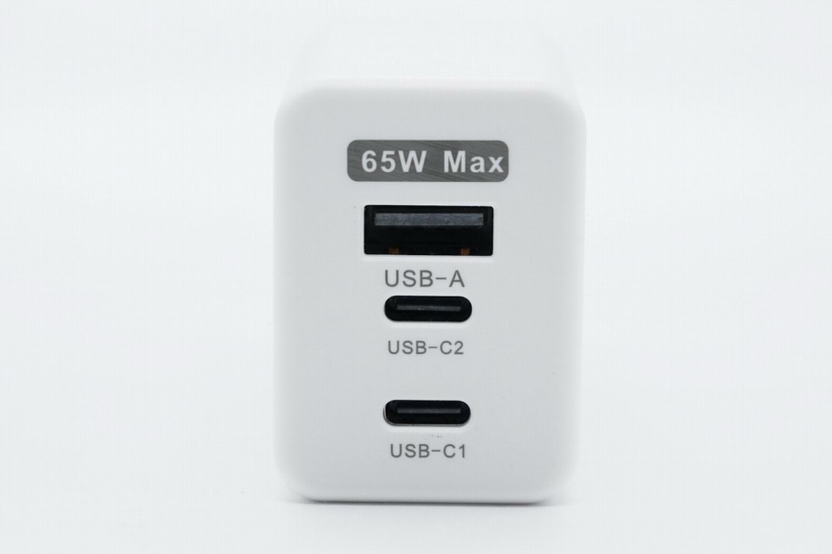 华科生推出65W 2C1A氮化镓充电器，功率策略65+20+18W-充电头网