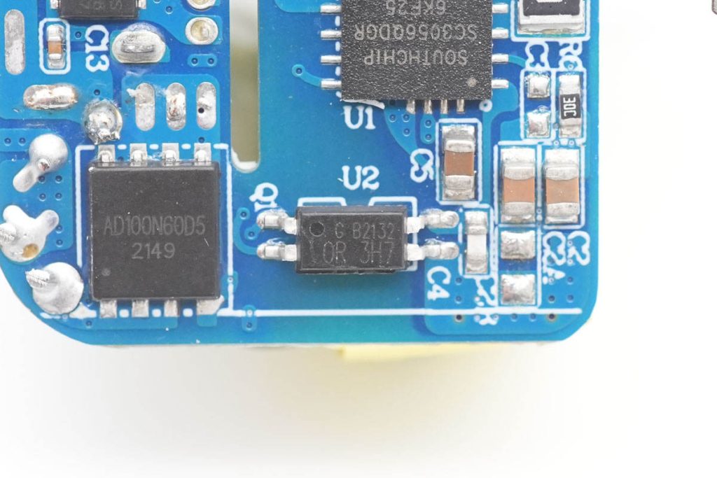拆解报告:HKS华科生30W 1A1C氮化镓充电器-充电头网