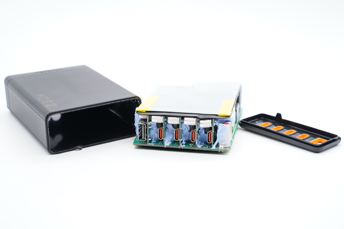 拆解报告：华科生 230W 4C1A氮化镓桌面充GE510-充电头网