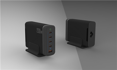 拆解报告：华科生 230W 4C1A氮化镓桌面充GE510